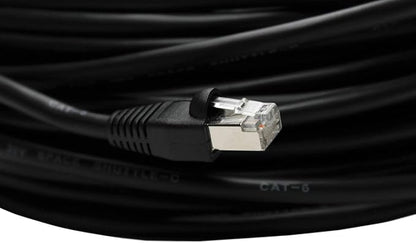 Lorex Outdoor CAT6 Ethernet Cable, for Use with 4K Wired Security Cameras, Weatherproof and Direct Burial Underground, 10GB/Second, 100 Feet (30m)