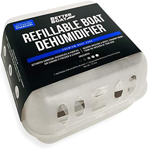 Refillable Moisture Absorber Bucket with Dehumidifier Refill Pack Moisture