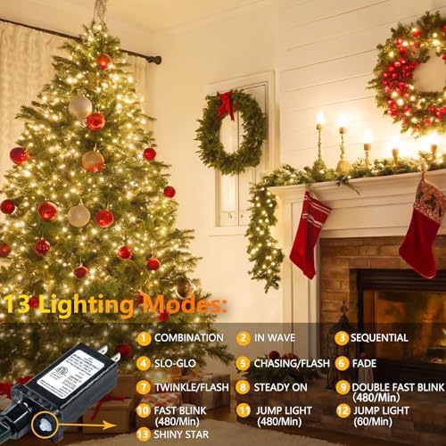 800 LED String Lights, 272FT Super-Long Christmas Lights Outdoor Indoor