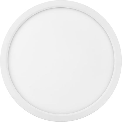 Maxxima 12 in. LED Flush Mount Ceiling Light Fixture - 2300 Lumens, 5 CCT 2700K/3000K/35000K/4000K/5000K, Round Color Selectable Panel Light, Dimmable, Suitable for Bathroom or Shower