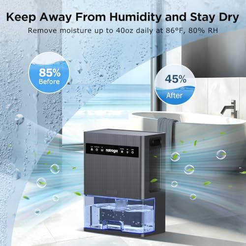 106 OZ Large Capacity Dehumidifier for Home, 1000 Sq. Ft. Coverage