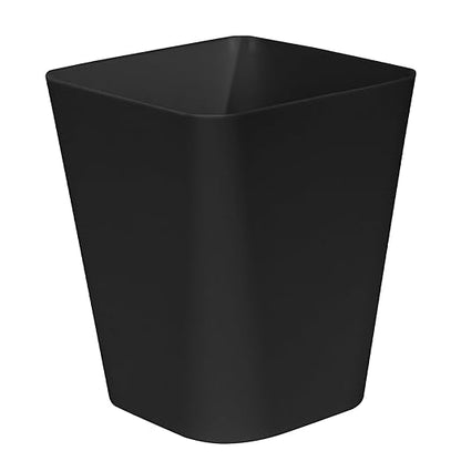 Trash Can - Small Waste basketbin - 1.8 Gallon- for Office,Home,Bathroom,Kitchen - Black