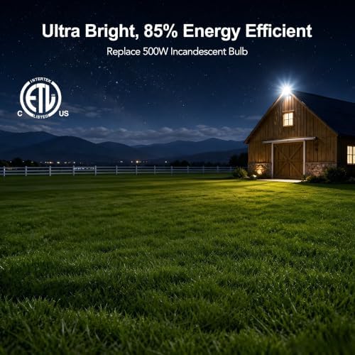 LED Barn Light 50W Outdoor Dusk to Dawn Yard Lighting Aluminum 5000K 2Pack