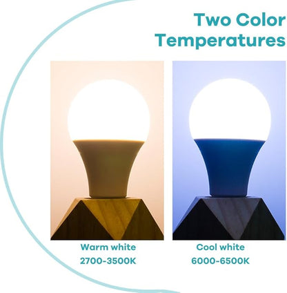 WENNI 4Pack 15W LED Dimmable Bulbs E27/E26 Timing Colorful Mood Lamp 15Colors Changing 4 Dynamic Modes Multifunction Smart Indoor Atmosphere Nightlight AC85-265V Bar Background Decoration Lighting