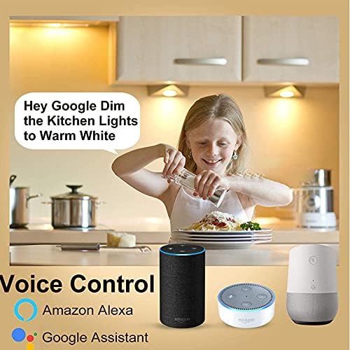 Tuya Bluetooth Smart LED Light Bulbs RGBCW, E12 Music Sync Color Changing,with App Control for Living Room, Party,2PACK.