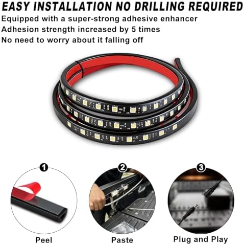 Mupera 60" Truck Bed LED Light Strip, 270 LEDs, On/Off Switch