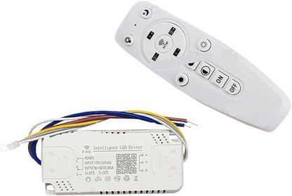 1pcs LED Driver 48W 80W 100W 120W 140W 160W APP Control 2.4G Long Distance Smart LED Transformer for Ceiling Light Power Supply (Color : 100W, Size : 280MA)