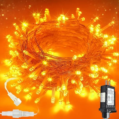 200 LED Connectable String Lights, 66FT Christmas Lights Outdoor Indoor
