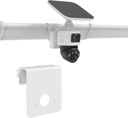 Gutter Mount Bracket Compatible with eufy PoE NVR Security System S4 Max,eufyCam S4 and eufy PoE Bullet-PTZ Cam S4 Security Camera (White)