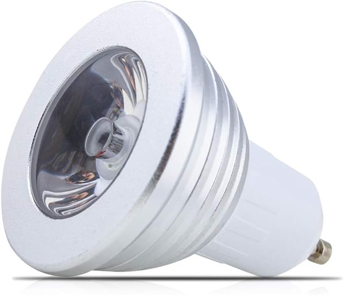 Mengjay 1 Pcs Dimmable GU10 3W Led Bulb RGB LED Spotlight Smart Led Lamp with Remote