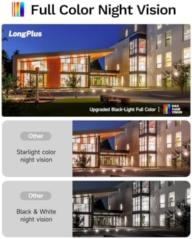 LongPlus 5MP 3K Safeview Window Security Camera WiFi 6 Window Camera