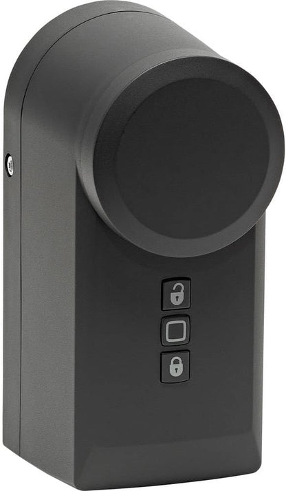 Homematic IP Door Lock Drive, Anthracite, Smart Home, Electronic Door Lock, Smart Lock Retrofittable without Conversion, Door Opener Controllable via App, Alexa & Google Home, 160555A0 | Smart Home, Electronic Door Lock, Smart Lock Retrofittable, Door ...