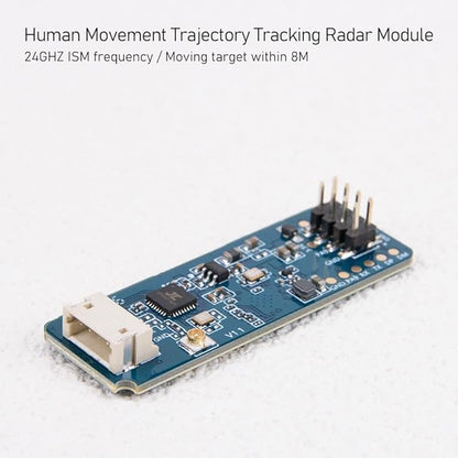 ZORZA 1Pcs High-Precision 24G Radar Sensor Module HLK-LD2450 Smart Human Presence & Motion Detection Module for Home Office and Hotel 5V Operation Up to 8M Sensing Distance