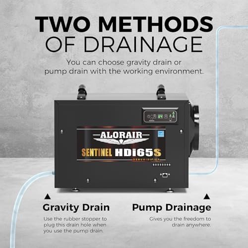 ALORAIR 120 Pints Energy Star Crawlspace Dehumidifier with Pump 1300 Sq.Ft.