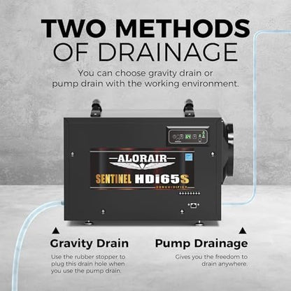 ALORAIR 120 Pints Energy Star Crawlspace Dehumidifier with Pump 1300 Sq.Ft.