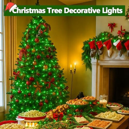 200 LED Connectable String Lights, 66FT Christmas Lights Outdoor Indoor