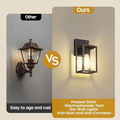 Outdoor Front Porch Light Wall Mount, Exterior lighting fixtures for House