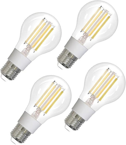 Smart Filament Bulb Light Your House Easily with Scene E27 Energy Saving Customize Light by Time 7W Tuya APP Control,4pcs