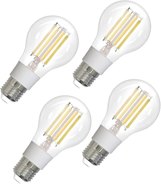 Smart Filament Bulb Light Your House Easily with Scene E27 Energy Saving Customize Light by Time 7W Tuya APP Control,4pcs