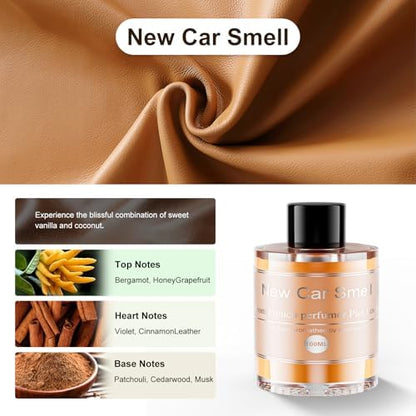 Amor Lyris 3.5OZ/100ml Car Air Freshener Refill, CO01/Dedicated Perfume Refill Long Lasting 6 Months, Car Diffuser Essential Oil Made of Natural Plant Extracts, New Car Smell