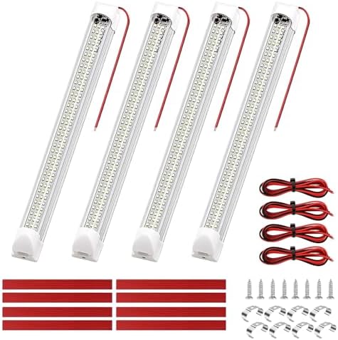 Nilight LED Interior Light Bar 4PCS 13.4 Inch Strip Lights