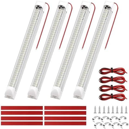Nilight LED Interior Light Bar 4PCS 13.4 Inch Strip Lights