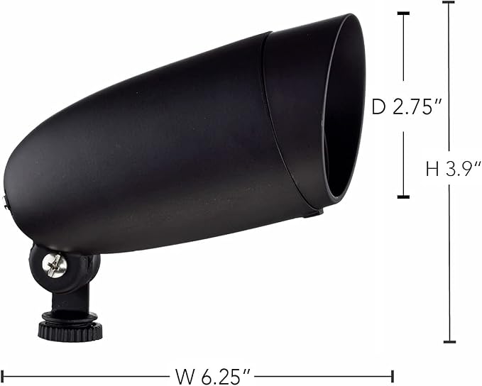 Nuvo SF76/646 One-Light Halogen Landscape Floodlight, Dark Bronze, 6.25 in (Pack of 12)
