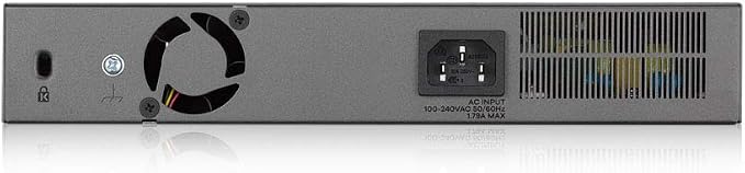 Zyxel 8 Port Network Ethernet Switch | Smart Managed PoE+ | GS1350-12HP | 8x PoE+ with 130W Budget + 2x Gigabit + 2x SFP Ports, NebulaFlex Pro, Surveillance Mode, Long Range, TAA Compliant