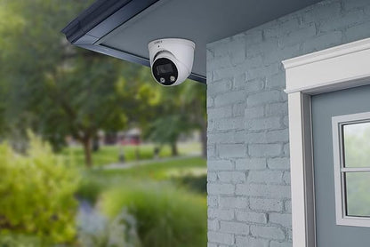 Lorex Outdoor 4K IP Add-On Metal Dome Security Camera | NVR Add-On | Smart Motion Detection | 2-Way Talk | Color Night Vision | IP67 Waterproof | Requires Recorder