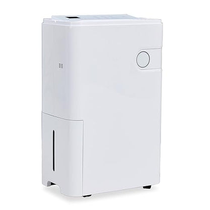 80Pints Dehumidifier with Drain Hose, 5,500 Sq.Ft Dehumidifier for Basement, 5L/1.32 Gallon Tank, Energy Star Cert. 42dB, Humidity Display Ring, Humidity Remover for Home, Bedroom & Bathroom