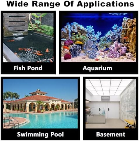 Aquarium Lack Water Alarm,AC 110V Low Water Level Alarm Detector, Small Sensor, for Fish Tank,Pond,Sump Pump,with 110dB and LED Indicator,10ft Cord,LW01