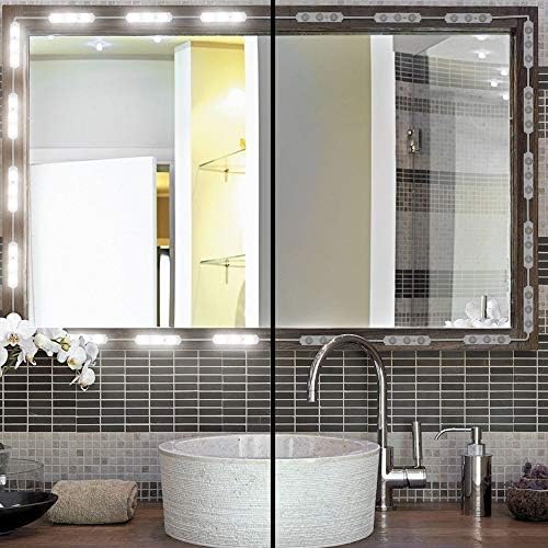 Led Vanity Mirror Lights, Hollywood Style Vanity Make Up Light, 10ft Ultra Bright White LED, Dimmable Touch Control Lights Strip, for Makeup Vanity Table & Bathroom Mirror, Mirror Not Included