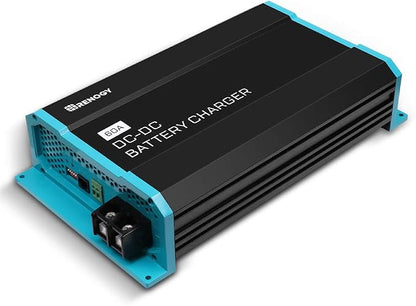 Renogy 60A DC-DC Battery Charger 12V for Lithium/AGM/Gel, for RVs & Boats