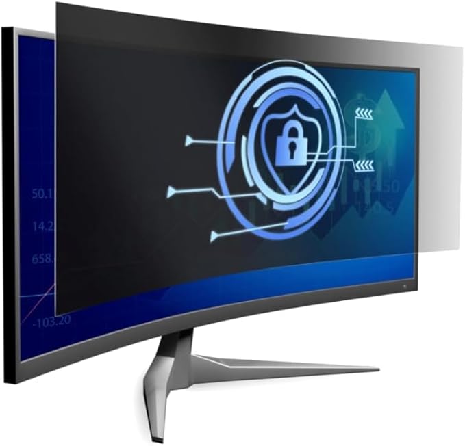 34 Inch Curved Computer Privacy Screen Filter for 21:9 Widescreen Computer Monitor Screen Protector Computer Screen Privacy Shield Anti Glare