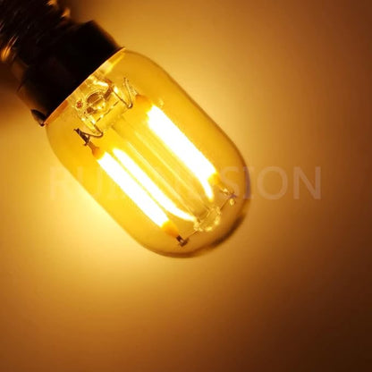 Ruiandsion E12 LED Bulb 1W Night Light 12-24V Chandelier Pendant Dimmable Candelabra Refrigerator Lights Freezer Fridge Lamp Bedroom Wall Sconces, Yellow 2200K (Pack of 10)