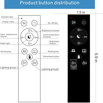 LED Bulb with a 2.4GHz Remote Control, A60 9W Color Changing Smart Light Bulb for Lamp, Bderoom, Mood Soothing, 80W Equivalent (9W) 830lm,Dimmable 1% to 100% 3000-6500K,2 Bulb & Remote