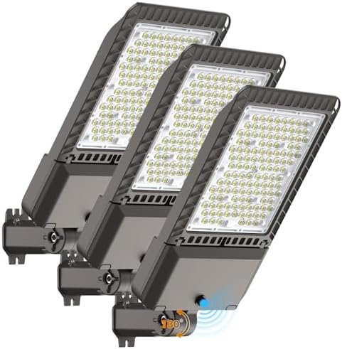 AIKVSXER 340W LED Parking Lot Light 85000LM Outdoor Street Lights 3 Pack