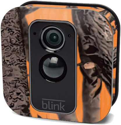 MightySkins Skin Compatible with Blink XT Outdoor Camera - Orange Camo | Protective, Durable, and Unique Vinyl Decal wrap Cover | Easy to Apply, Remove, and Change Styles | Made in The USA