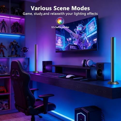 DAYBETTER Smart LED Light Bar,RGBICWW WiFi TV Light Bars for Room,Gaming