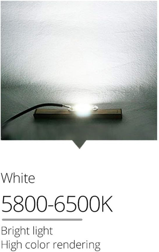 Indoor Lighting, Pack of 3, LED Diode Matrix Chip Lamp AC110V 20W/30W/50W Outdoor COB Spotlight Smart IC No Floodlight Light Source(Cold White,20W 110V)