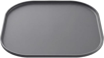Universal Silicone Humidifier Drip Tray,10.23" Waterproof Floor Protector Compatible for LEVOIT, Dreo, Homvana & ASAKUKI,Leak-Proof & Moisture,Proof Mat with Raised Edges(Gray)