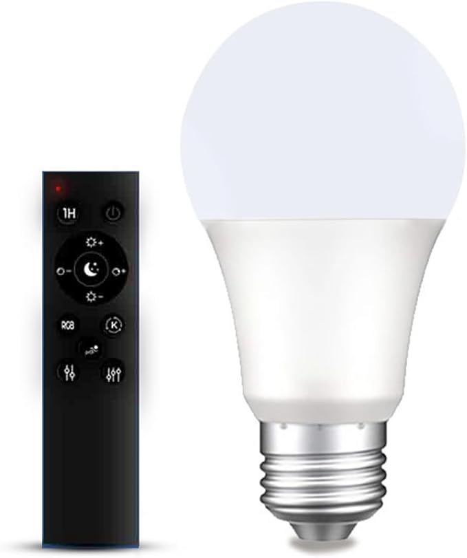 Smart Remote Control LED Infinity Dimming Color Changing Bulb Light