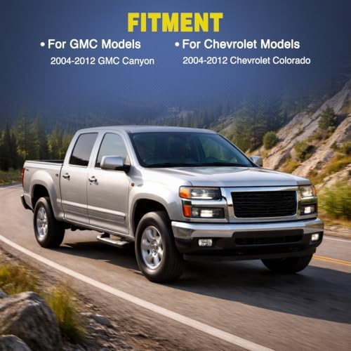 Nilight Headlight Dimmer Switch Compatible with 2004-2012 Chevy Colorado