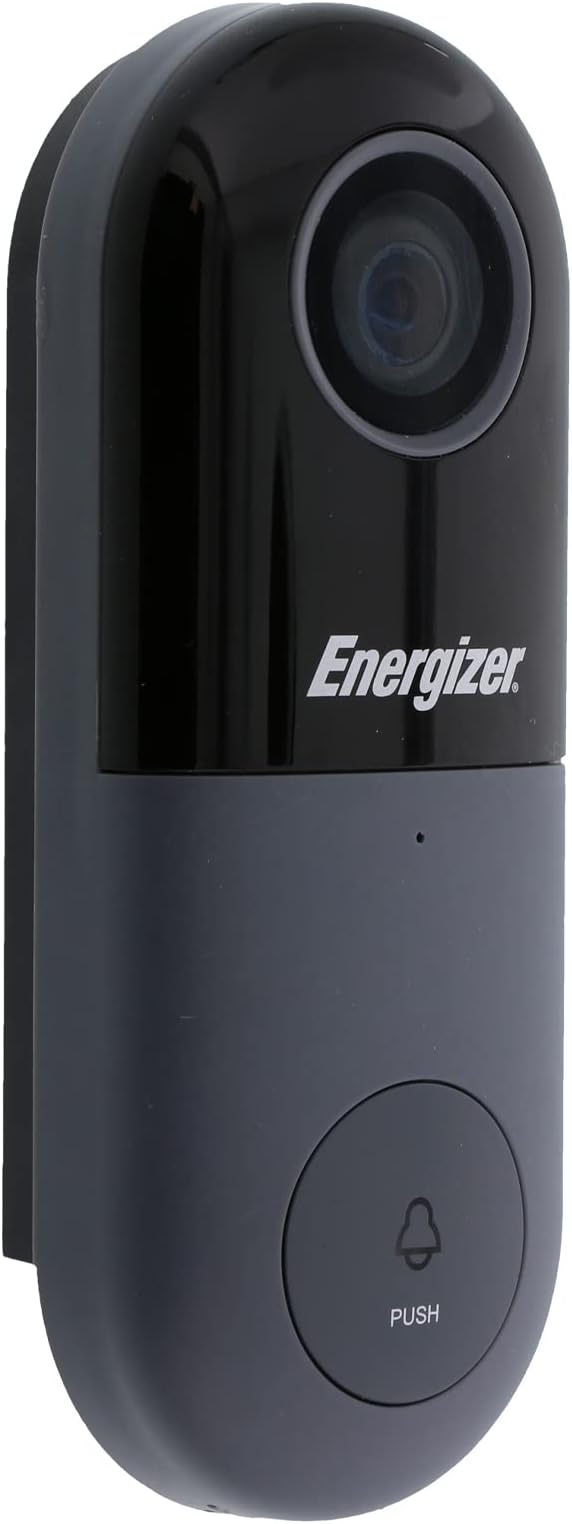 XTREME Energizer Connect 1080p Wired Video Doorbell, Home Security |Requires Existing Doorbell Wires, Not Battery Powered, 2-Way Audio, Cloud Storage, Remote Access, Night Vision, iOS/Android App