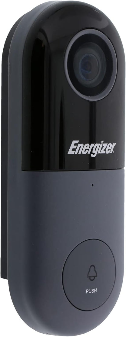 XTREME Energizer Connect 1080p Wired Video Doorbell, Home Security |Requires Existing Doorbell Wires, Not Battery Powered, 2-Way Audio, Cloud Storage, Remote Access, Night Vision, iOS/Android App