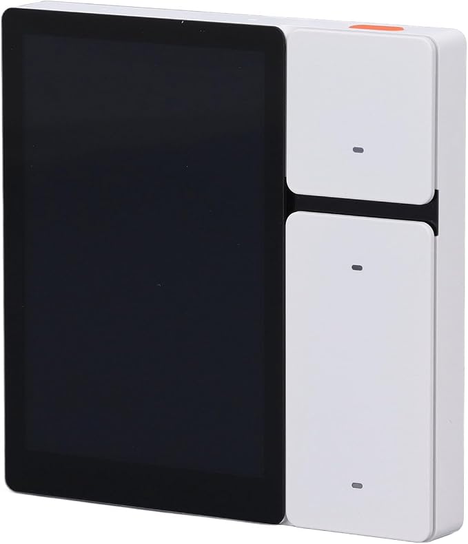 Brilluxa Smart Control Panel, 3.5-Inch In-Wall Touchscreen and Home Automation Wall Switch with Smart Scene Control, 100-240V Mini Command Center for Lighting and Device Management