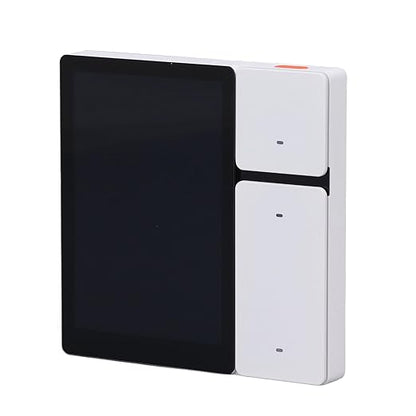 Smart Home Control Panel - 3.5 Inch Full Touchscreen in Wall Mini Scene Wall Switch Panel - 100-240V Interface for Lighting Cameras and Door Locks - Centralized Scene Management