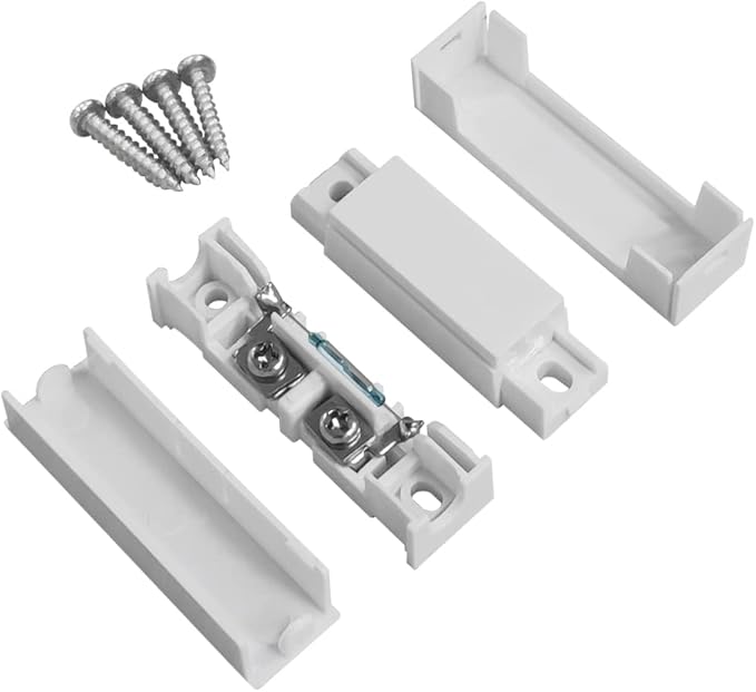 WE 2 Pack Home Alarm Security Magnetic Switch Contacts NC Door Sensor