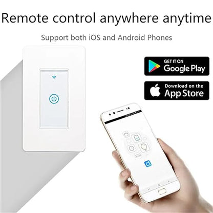 Zigbee Paddle Touch Smart Switch, Compatible with Alexa, Google Home, Hubitat, and HA, Neutral Wire Required (1)