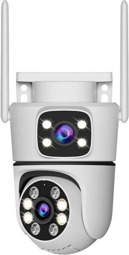 WEILAILIFE 【Auto Tracking】 Outdoor Wireless Security Camera, PTZ WiFi Video Surveillance Cameras for Home Security
